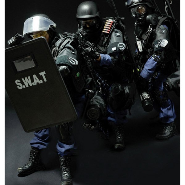 1:6 Militärmodell SWAT Soldier Figures Barnleksaker