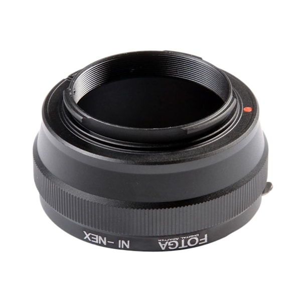 Svart AI-objektiv till F-Mount till E-Mount A7 A7R α5100 NEX-7 Objektivadapter för