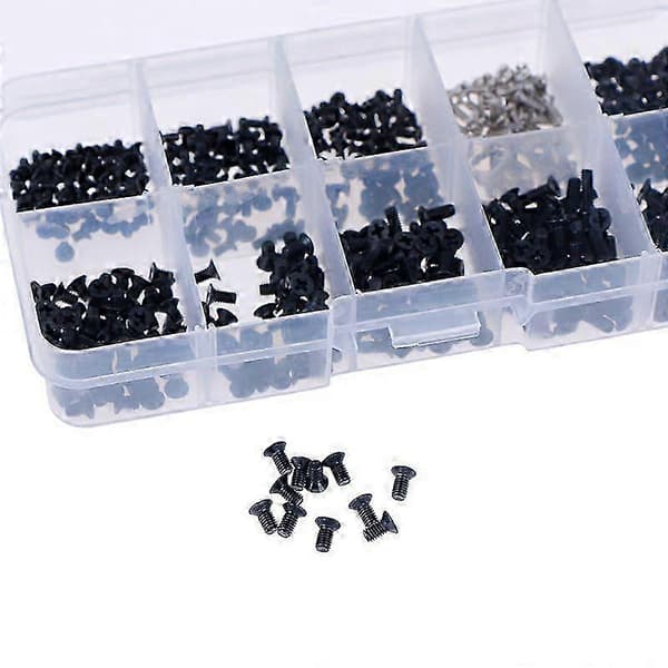 500 st bärbara datorskruvar set universalskruv m2 m2.3 m3 Multicolor 1 Box