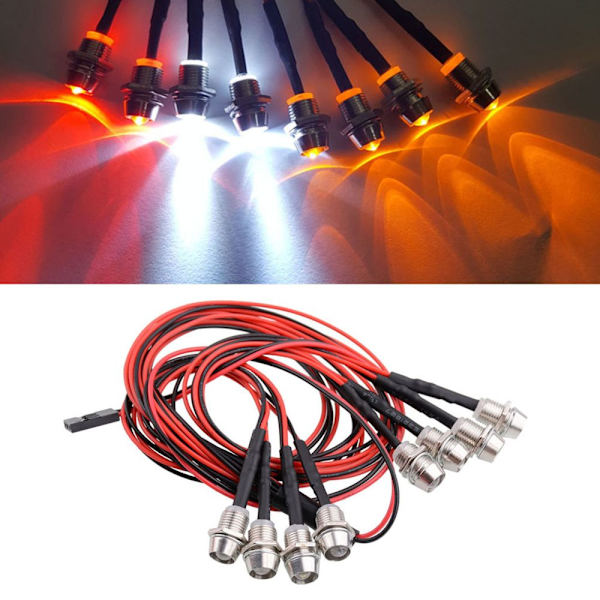inomhus utomhus LED RC bil ljus