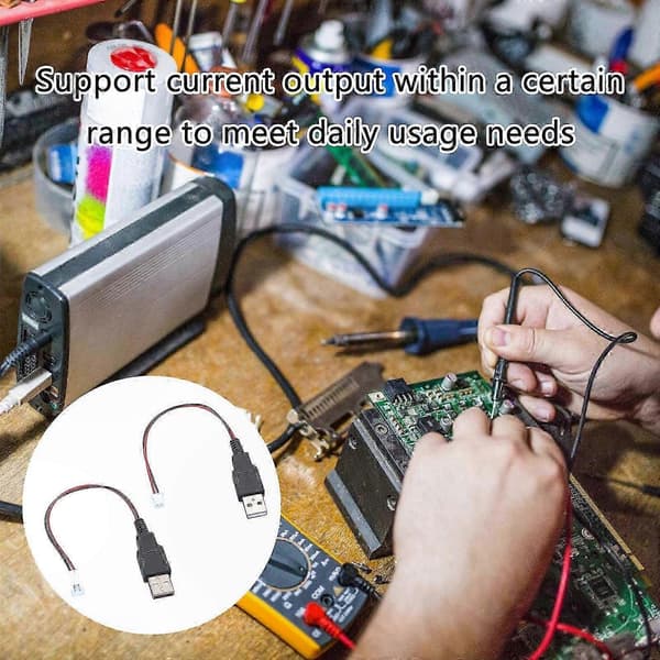 2-leder USB til XH2.54 strømkabel til gør-det-selv strøm- og signaloverførselsprojekter female head
