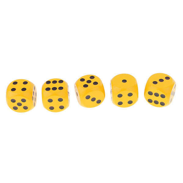 5 st/set 3cm trätärningar d6 tärningar prickade sexsidiga tärningar för d u0026 d leksak trpg