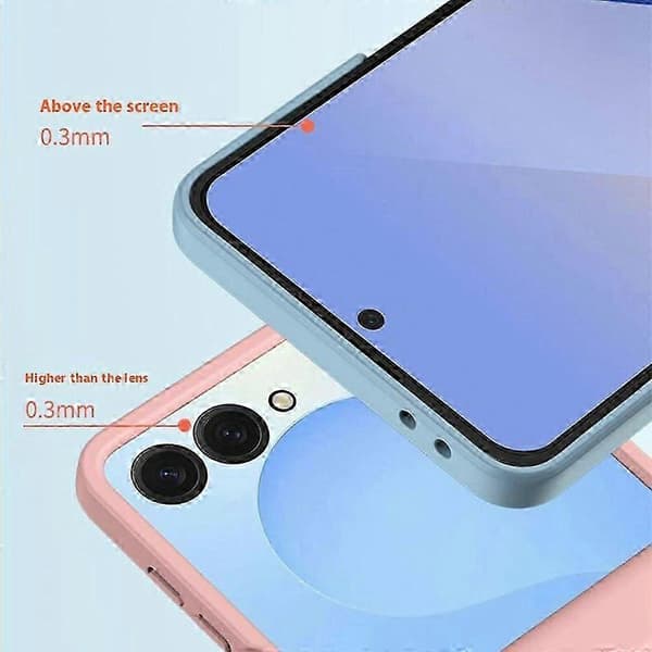Til Samsung Galaxy Z Flip7 5G Cover Hængselbeskyttelse Hud-touch PC Telefoncover White