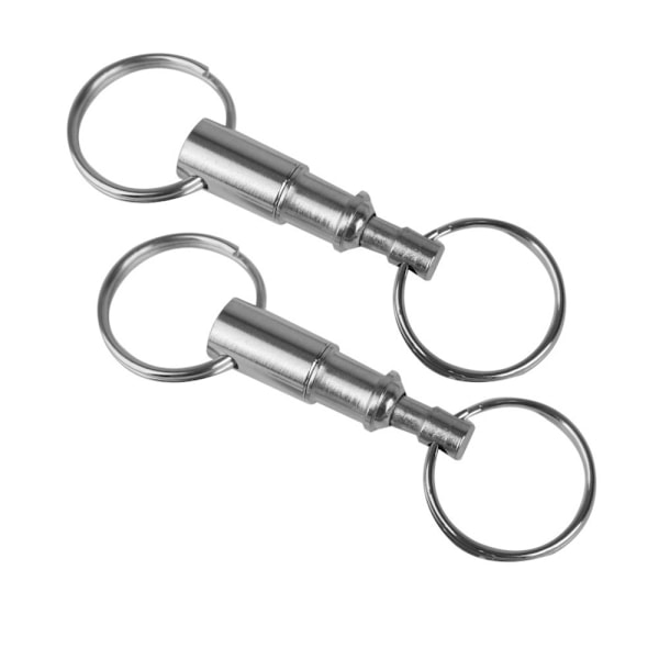 Löstagbar Nyckelring, Snabbkopplingsnyckelring, Dubbla Delade Ringar