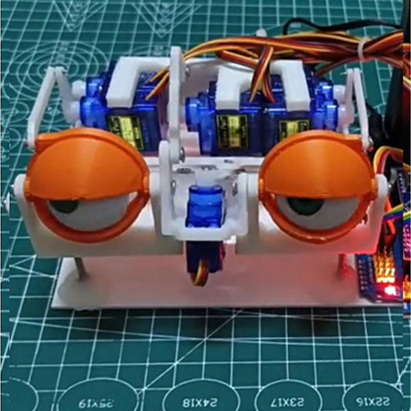 [RM]Animatroniska ögon DIY-kit, för Arduino Bionic robot SG90 servo Joystick-kontroll