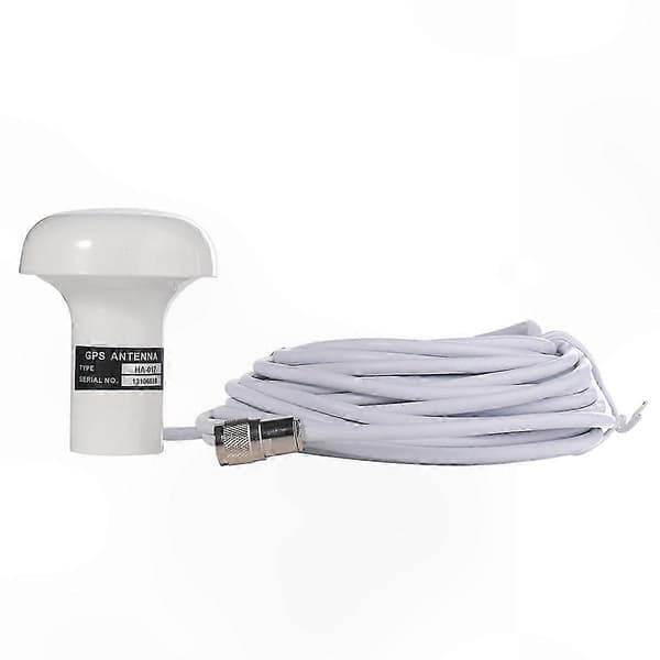 Marin GPS-antenne med 10m RG-58-kabel og TNC-kontakt for navigasjonssystemer