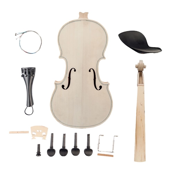 DIY oavslutad massivt trä violin hantverk violinkropp violin violin kit 3-4
