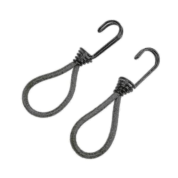 [RM]2 stk. elastisk tauspenn med teltkroker for utendørs baldakinfeste, trekktau og campingplugger