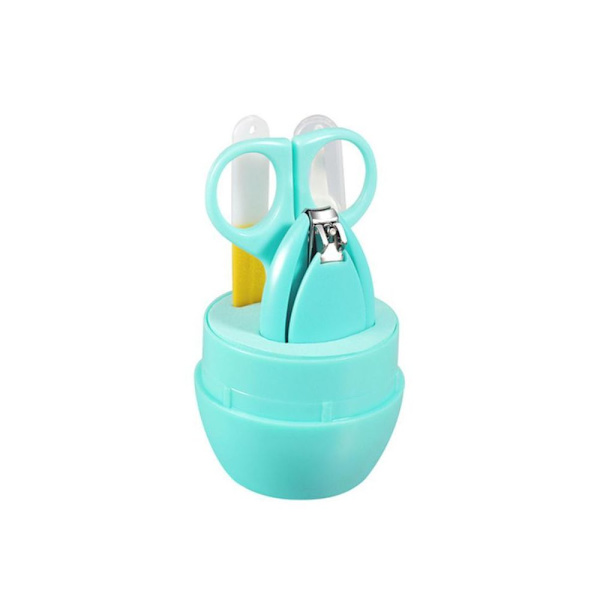 4 st/set Baby Nagel Klippare Saxar Cutter Finger Manikyr Grön