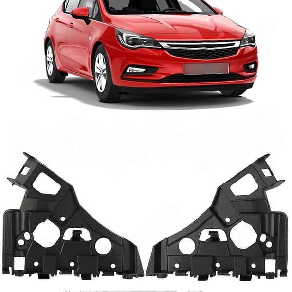 13368872 13368873 Car Front Bumper Bracket Support Accessories for Vauxhall for Opel ASTRA J 2012-2015 Left Black Black Left
