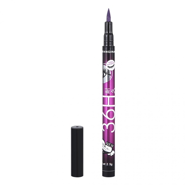 Precision Smudgeproof Eyeliner Definer Flytande Eyeliner Penna Lila Lila