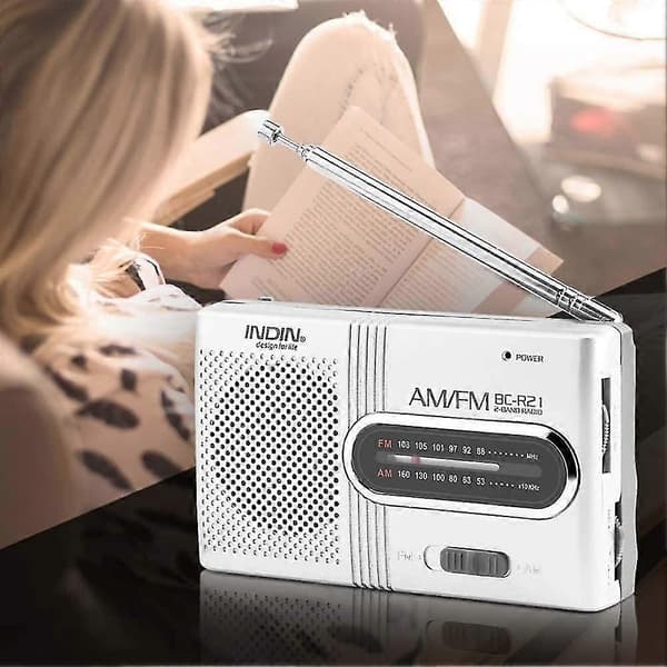 Mini kannettava AM FM -radio teleskooppiantennilla, taskuradio