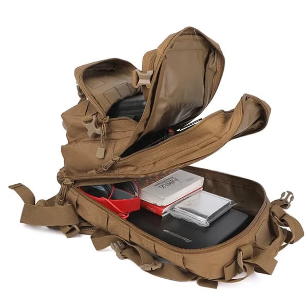 [RM]30L Militær Taktisk Rygsæk - MOLLE Assault Pack til Camping & Vandring[JUN] Grey