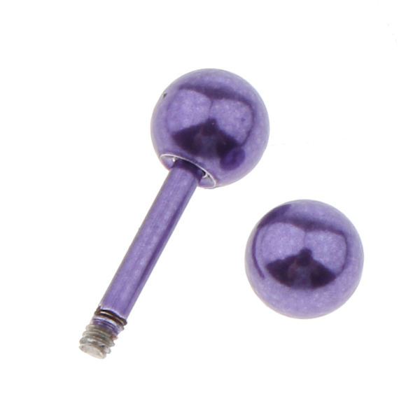 9 st rostfria stål barbell tunga läpp helix stud sköld 16g 4mm kula