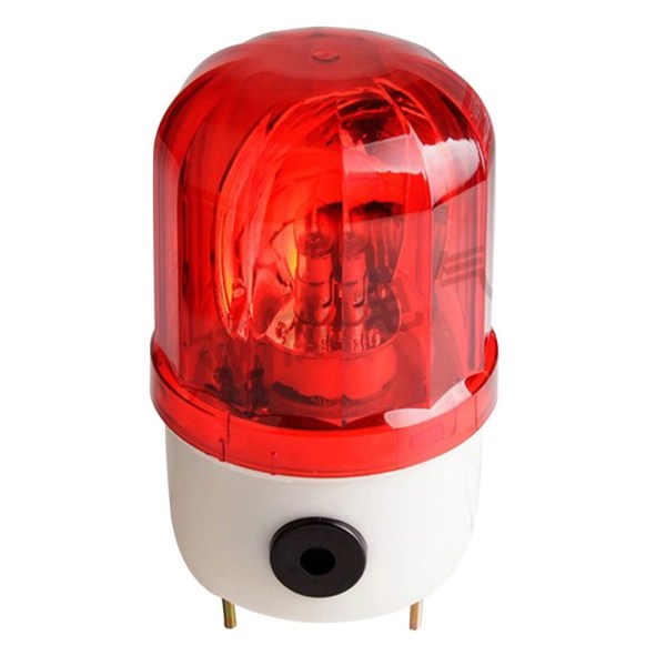 LED-varningslampa blinkar Roterande ljudlarm med låg bult AC110V