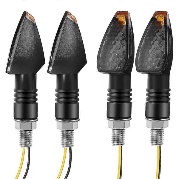 4 stk. motorcykelblinklys 14 LED 12V motorcykel LED-indikator blinklys [MI]