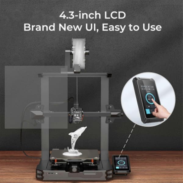 Creality Ender-3 S1 Pro Automatisk Nivellering Højtemperatur 3D-printer EU-stik Not Specified