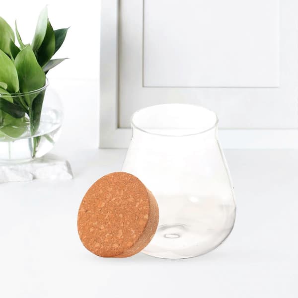 Små glasbeholdere Tom glasflaske til DIY mikrolandskabsbrug 3 stk. sæt