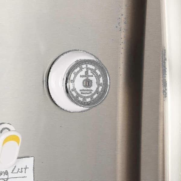 Magnetisk retro kökstimer, klassisk mekanisk matlagningstimer (röd) -gt White