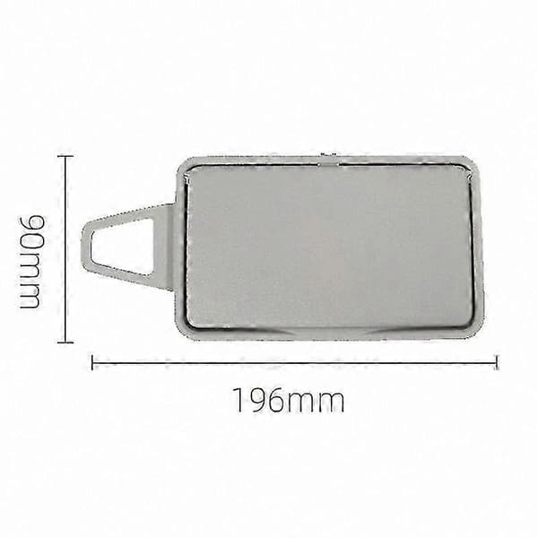 Gråt makeupspejldæksel til bilsolskærm venstre side 2003-2008 Model 211 Gray