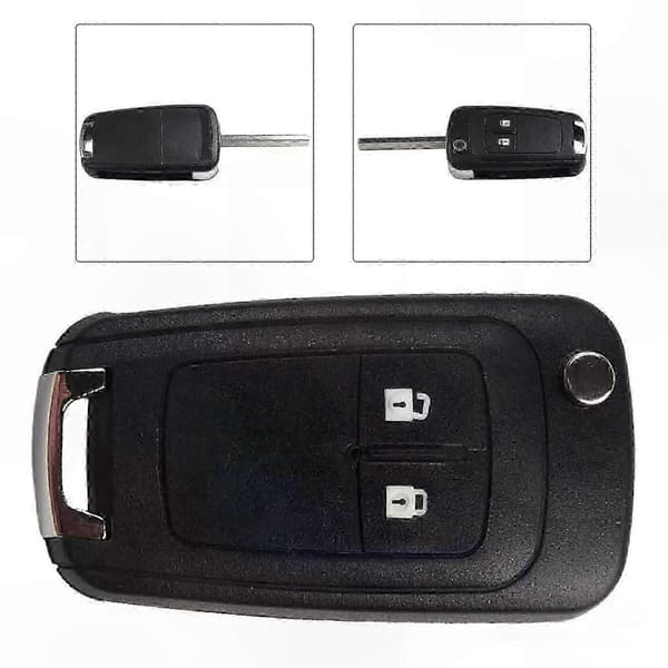 2-knaps foldbar nøgleudskiftning til Opel Adam Astra J Cascada Mokka Insignia