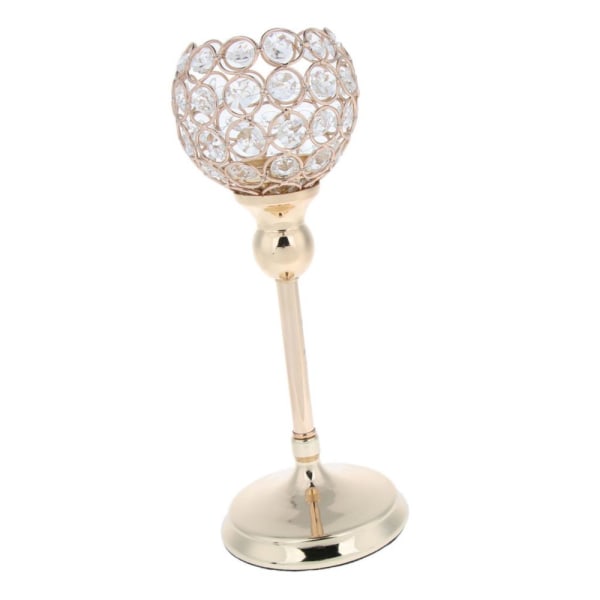 Bröllopsbankett Dekoration Votivljusstake Glob Pelare Glob 30cm - Guld Silver 300mm