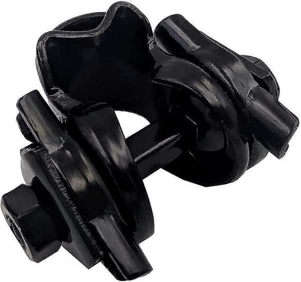 Satulan kiinnitysrenkaat vakiokiskoille, musta (1 kpl)