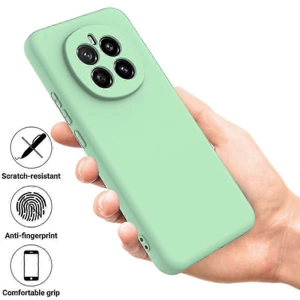 [RM] Ensfarvet flydende silikone-cover med stødabsorbering Green For Honor Magic7