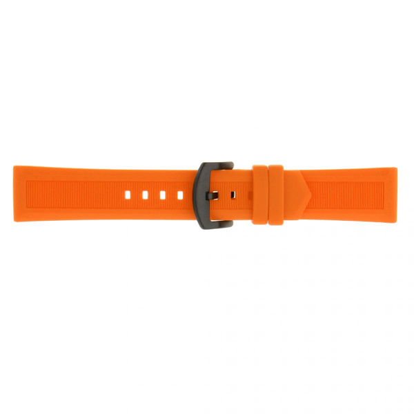 Premium Sport Orange Silikon Gummi Ersättningsarmband för Klocka