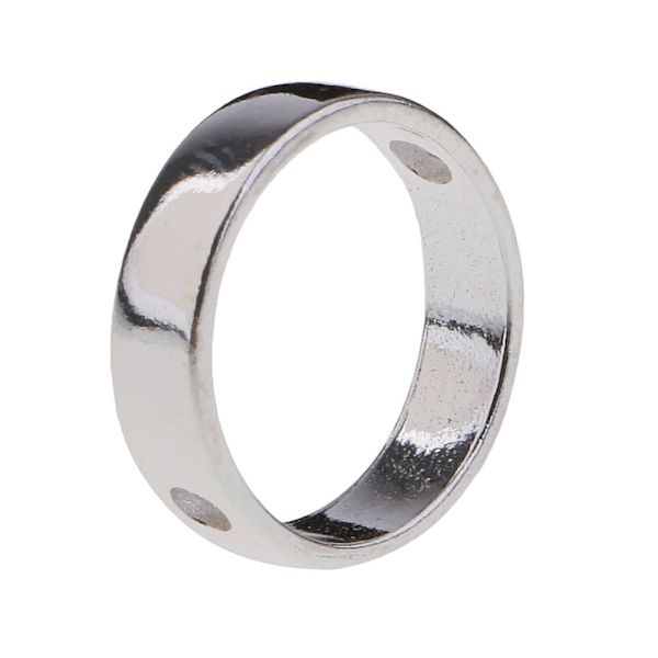 Stycke 925 silverfärg runda distanspärlor för smyckestillverkning 6mm