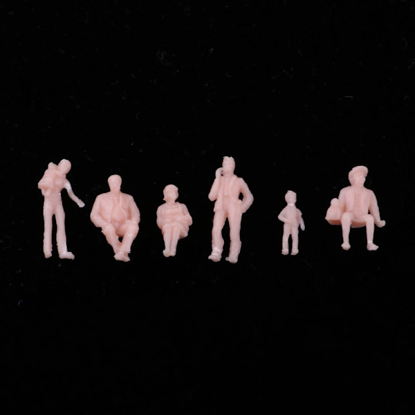 87 Figurer Layout miniatyrfigurer