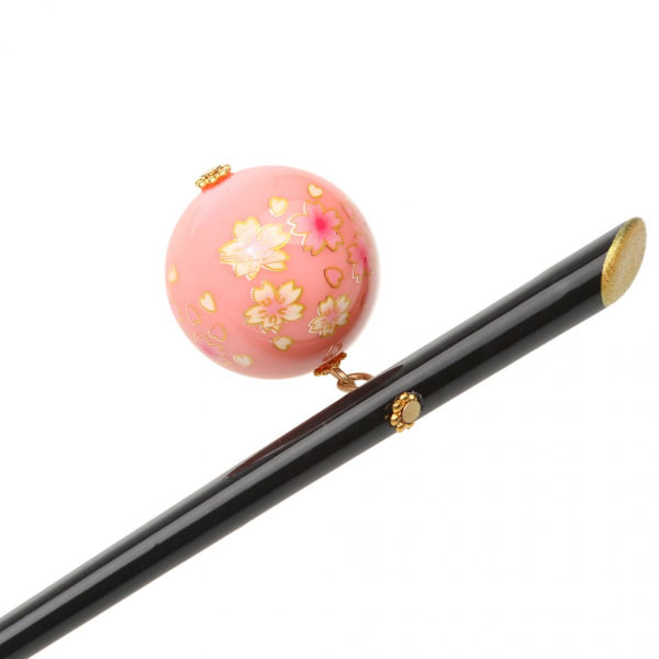 Elegant Hårnål Dekoration Akryl Sakura Pinne Japansk Kanzashi Rosa