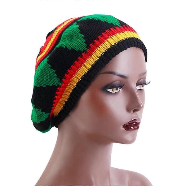 Handvirkad jamaicansk reggaehatt