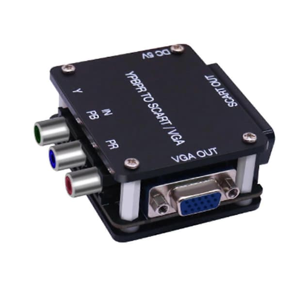 [RM]YUV til RGBS YPBPR til SCART YPBPR til VGA Komponentkonverter Spillekonsol, RGBS til Farveforskelskomponent