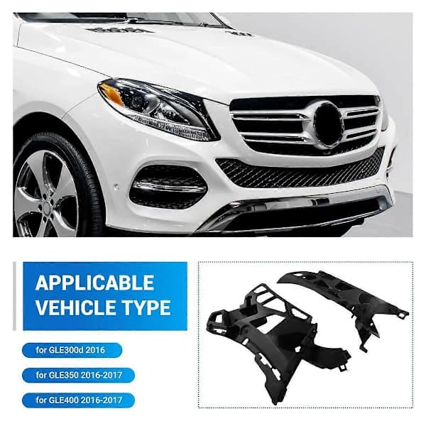 [RM]Front Bumper Bracket Headlight Frame for -Class 2926200200 2926200100[co]