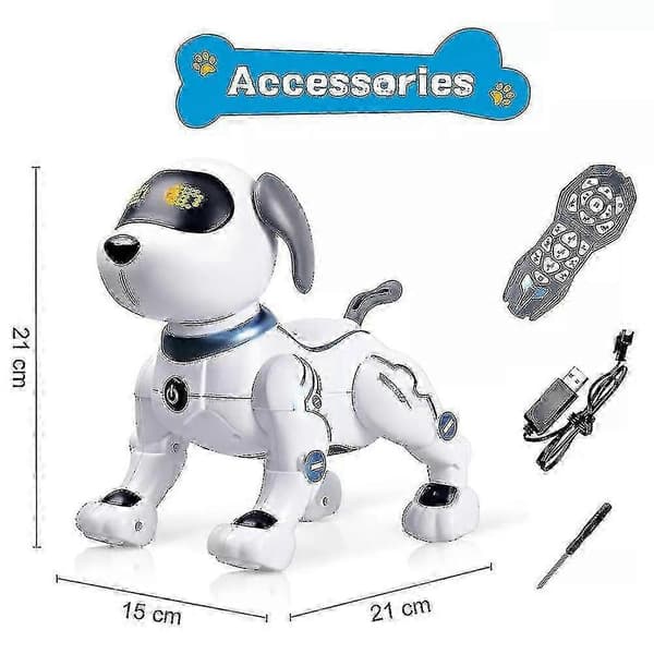 [RM]Remote Control Robot Dog Toy Remote Control Stunt Dog Robot Toy Children's Interactive Intelligent Dancing Robot Electronic Pet Toy