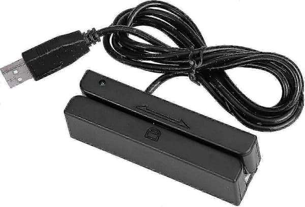 USB MSR90 3-spårs magnetkortläsare och -skrivare med hög koercivitet