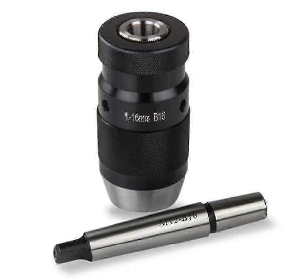 Boreforing hurtigspændende borepatron 1-16mm b16 med konus mk2 udløbsbetingelse [MI]