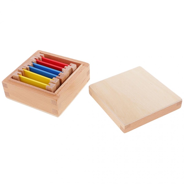 Montessori Sensoriskt Material Lärande Färg Box Barn Pedagogisk leksak Liten