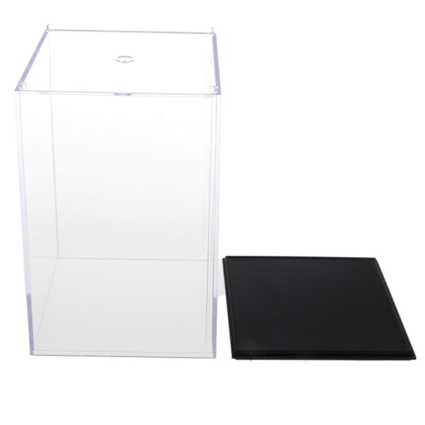 10x10x14cm modellmonter dammtät skyddsdisplaybox för figurer