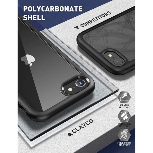 [RM]iPhone 7 / 8 / SE (2020 & 2022) Full Coverage Premium 3D Case ThreeSixty Transparent transparent