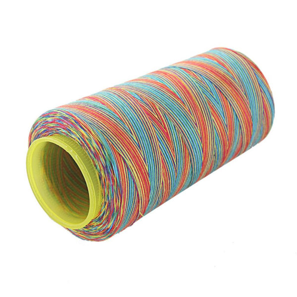 Polyester symaskin trådspole 40s / 2 multi-färger