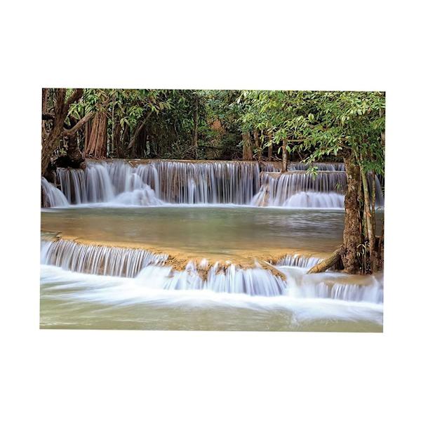 akvariebakgrund poster akvarietapet dekor vattenfall 122x46cm