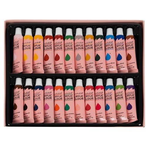[RM] Akrylmaling Sæt - 24x12ml - Kunstnerfarve multifärg multicolor