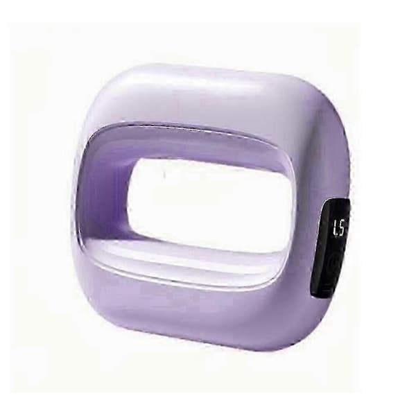Justerbar multifunktionel talje mave fascia vibrationsmassage ring massager.C8 Purple