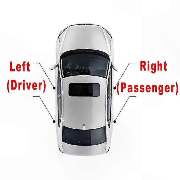 Uppvärmd sidospegel för CR-V 2007-2016 - Vänster/Höger backspegel med blå/vit lins 1Pcs Left White