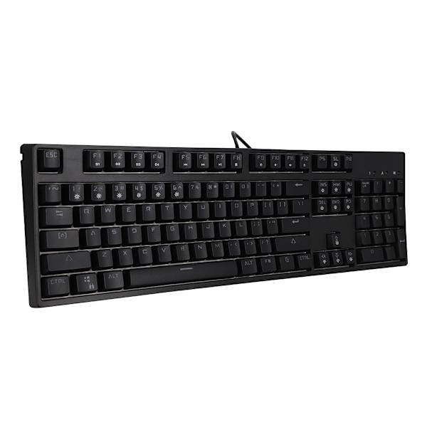 [RM]M-8 104 Keys Rainbow Backlit Mechanical Wired Computer Keyboard Gaming Office 0.1