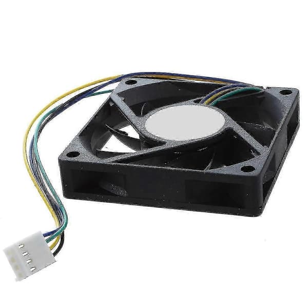 70x70x15mm 12v 4 ben pwm pc computer kabinet cpu køler blæser sort [MI]