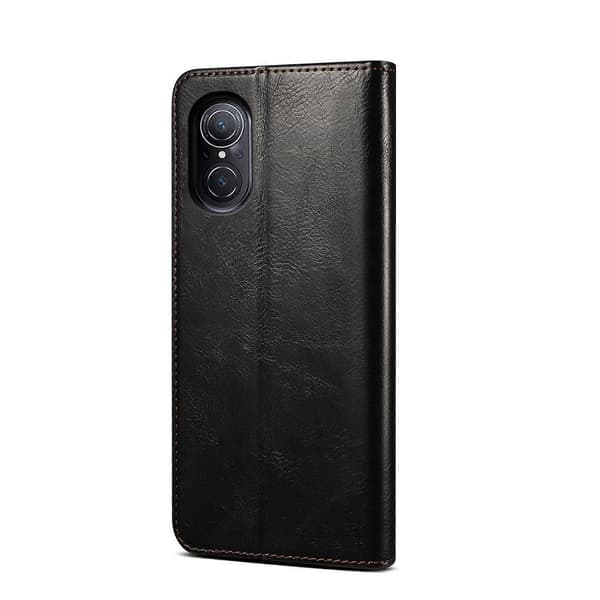 [RM] Läderfodral för Huawei nova 9 SE Black