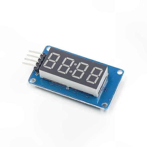 4-cifret LED-displaymodul til Arduino, 0,36\" 7-segment rød anode-uret med seriel driver